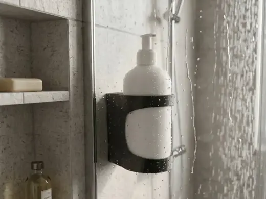 Minimalist Wall-Mounted Soap Bottle Holder