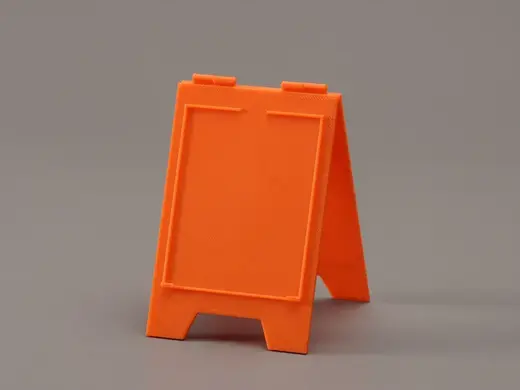 Attention Sign Holder_Make My Sign
