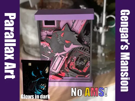 Parallax Art: Gengar's Haunted Mansion (no AMS!)