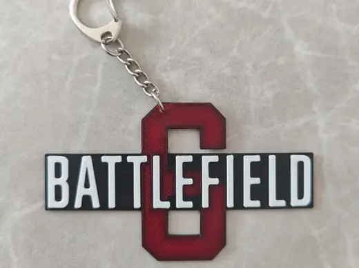 Battlefield 6 Logo Keychain