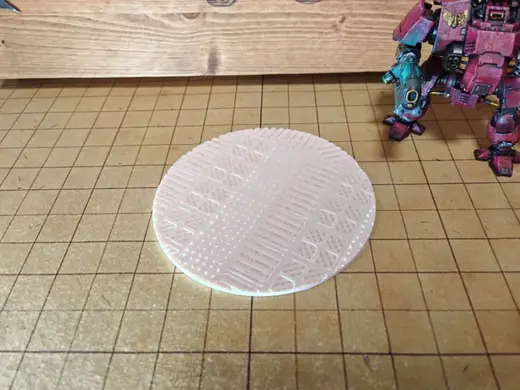 130mm Industrial /Tech Base Topper - DnD 40K TTRPG