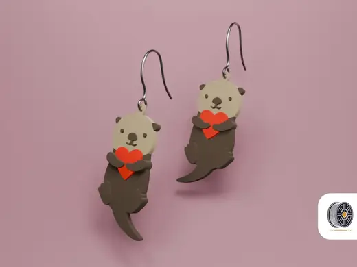 Otterly In Love | A valentine's day earring gift