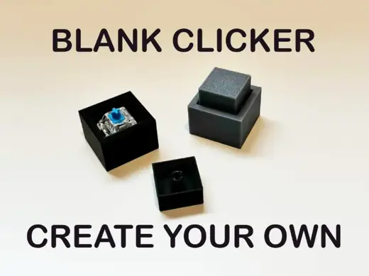Blank Keyboard clicker parts