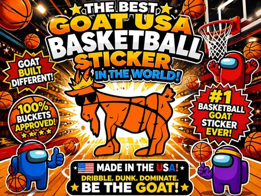 Goat USA Keychain-Basketball