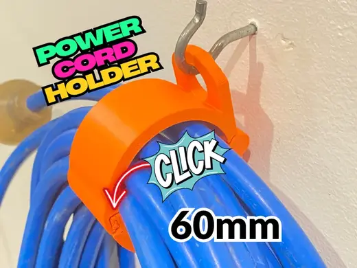 Power Cord Holder Hanging Extension Lead Storage
