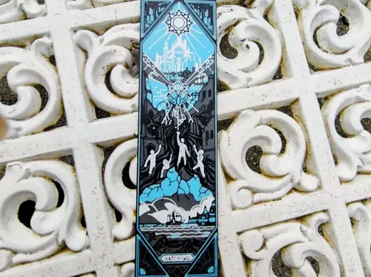 Marcapáginas basado en "Elantris". Cosmere