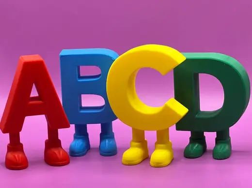 Letters with legs fun alphabet