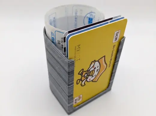 Shared Card & Receipt Stand with Coin Cylinder