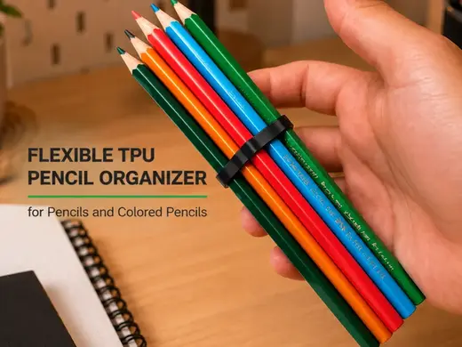 Organizador Flexible TPU para Lápices y Colores