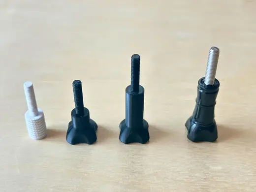 Action Camera & Tripod Thumb Screw, Print-in-Place