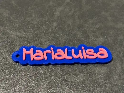 Keychain Marialuisa - Portachiavi Marialuisa