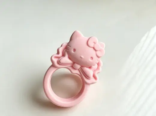 蝴蝶结凯蒂猫kitty戒指