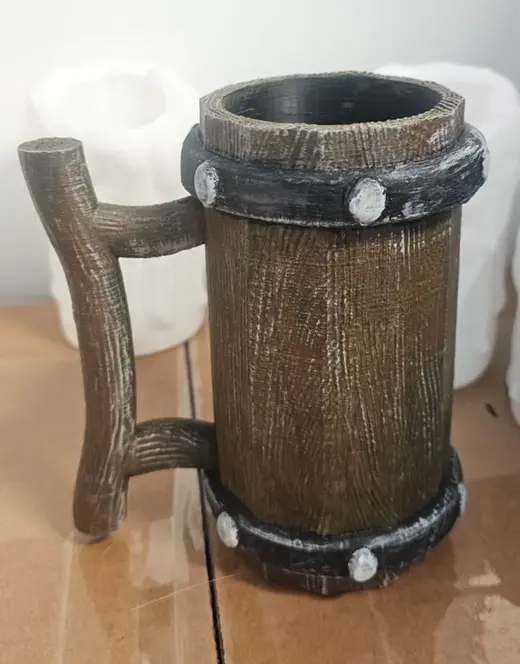 Holz Krug