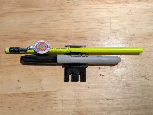 Hard hat round pencil sharpie holder