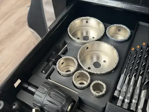 3×4 Gridfinity Slot for Hole Saw Set
