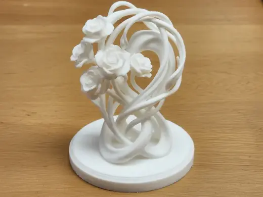Elegant Rose Swirl Sculpture Mothersday Gift