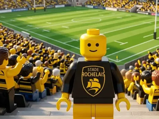 FIGURINE DE GRANDE BRIQUE STADE ROCHELAIS