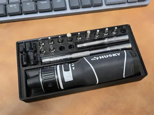 Husky Screwdriver Gridfinty Storage