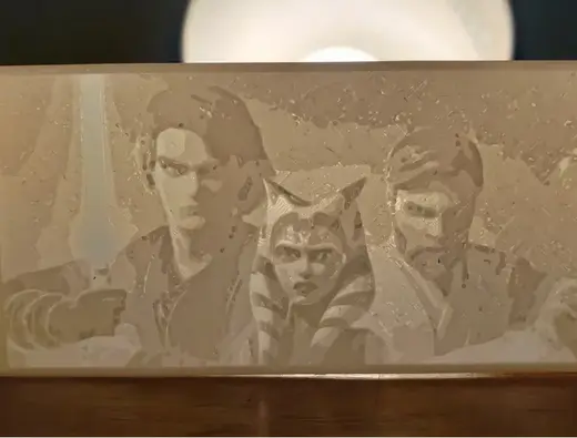 star wars lithophane