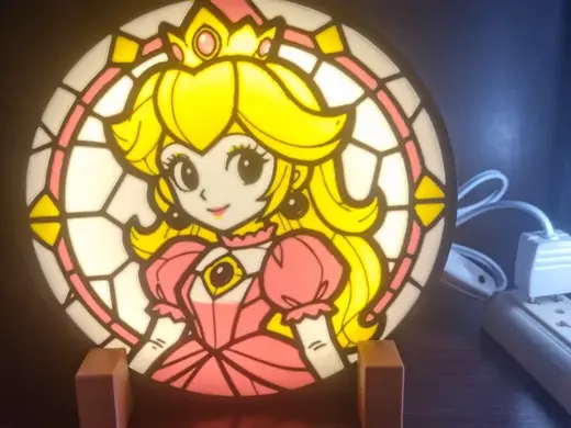 Peach Lightbox - Vitral Style - 4 Colors