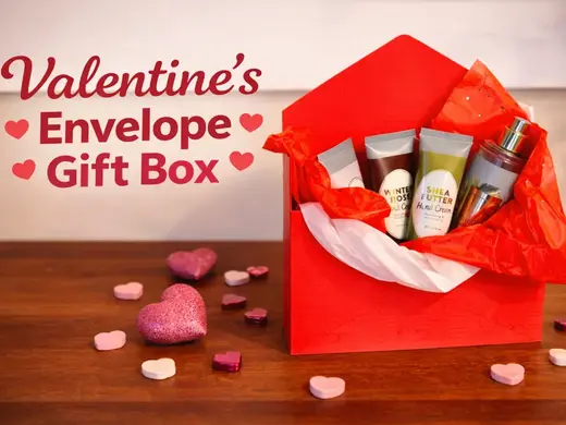 Valentine’s Envelope Gift Box – Cute Gift Holder