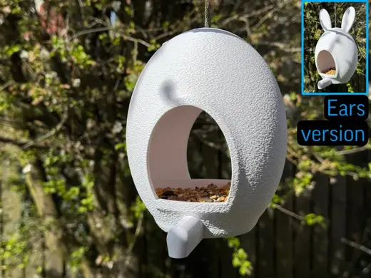 Egg Bird Feeder, Hanging Garden Feeder, 2 Variants