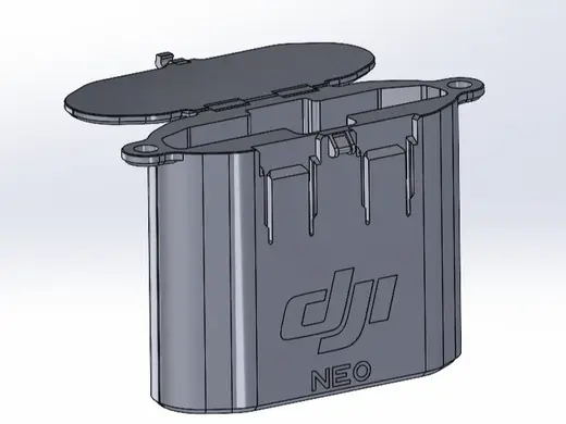 DJI NEO Chunky Box V2.1 | PrintinPlace Hinge/Latch