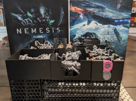 Nemesis+Aftermath Board Game Organizer