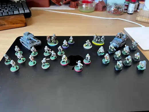 Chibi German 1000 point Bolt Action v3 army 20mm