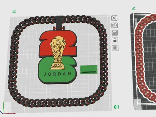 jordan world cup hype chain