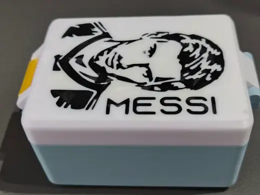 Porta Figurinhas Messi