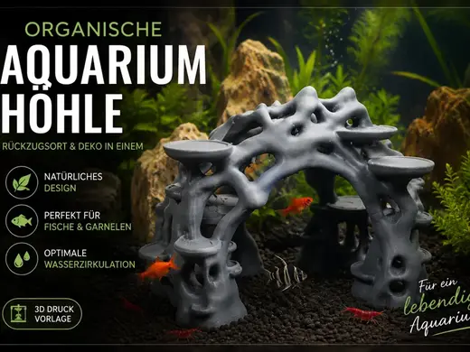 Organische Aquarium-Höhle – Moderner Rückzugsort