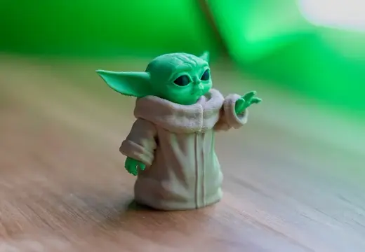 Colorized Grogu (Baby Yoda)