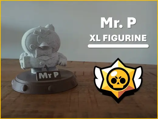 Mr. P |XL Brawl Stars Figurine (NO AMS)