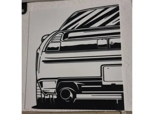2D Wall art Honda NSX JDM Style
