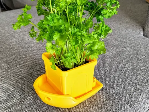 Self-watering Benchy Planter / Plant Pot