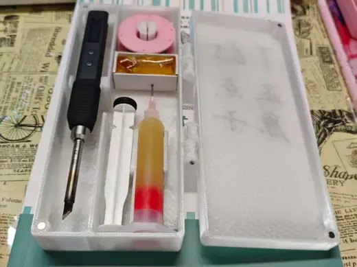 磁吸正点原子t65电烙铁收纳盒