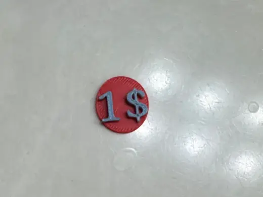 1$ fake coin for board games !
