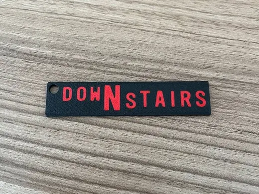 Downstairs Twenty One Pilots keychain