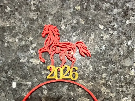 Fire Horse Headband 2026 - Chinese New Year