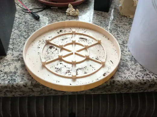 18cm透气花盆托盘
