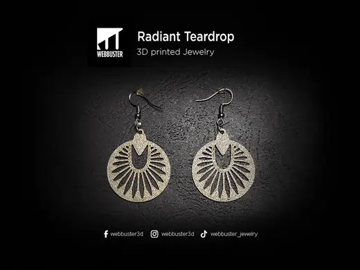 Radiant Teardrop Earrings