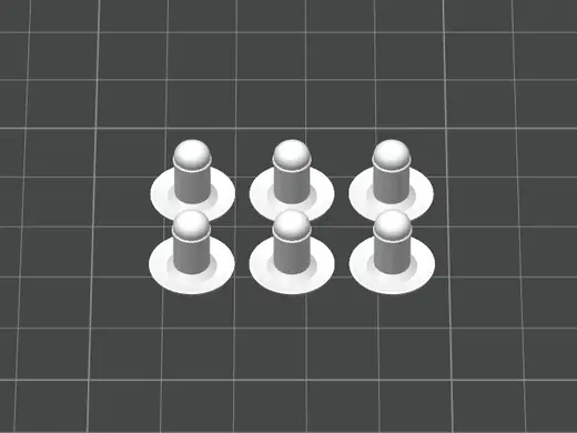 Part 2/2: Jibbitz base for Heart Petal Flower Top