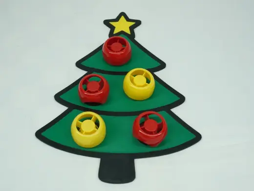 Christmas tree - Awakening board fine motor skills