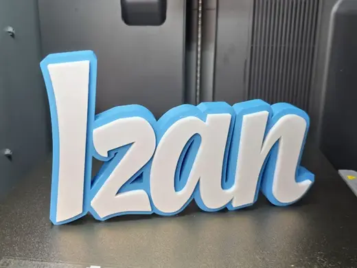 Nombre Izan personalizado