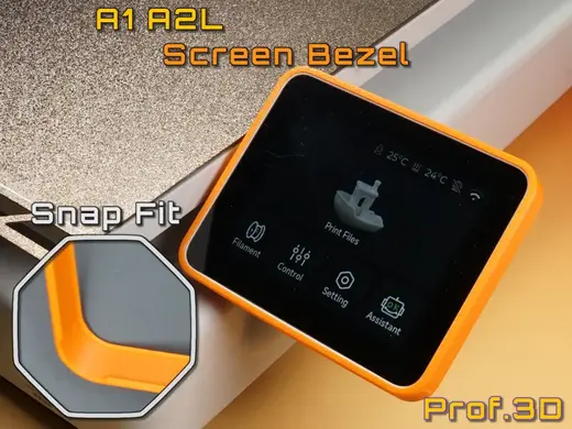 A2L Touch Screen Bezel ⧸ No Rattle Clip System