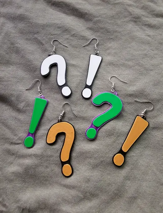 Question Mark Earrings