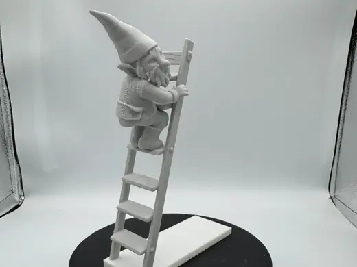 Gnome on a ladder