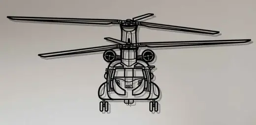 Boeing CH-47D-F Chinook Wall Art