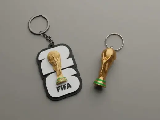 Llavero copa del mundo FIFA 2026 logotipo y copa